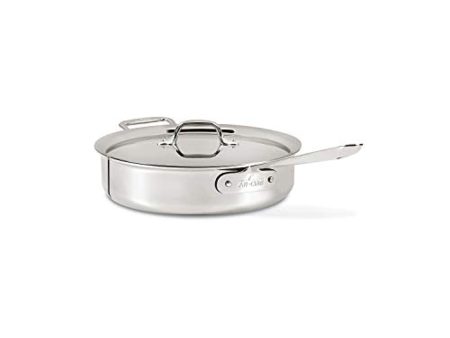 All-Clad Saute Pan, 4-Quart, Silver Online Hot Sale