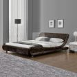 Volo Italian Modern Crushed Velvet Bed Frame For Cheap