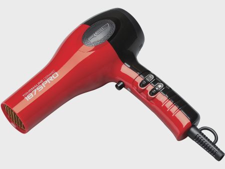 KISS Red Tourmaline Ceramic Hair Dryer with 4 Additional Styling Attachments Online now