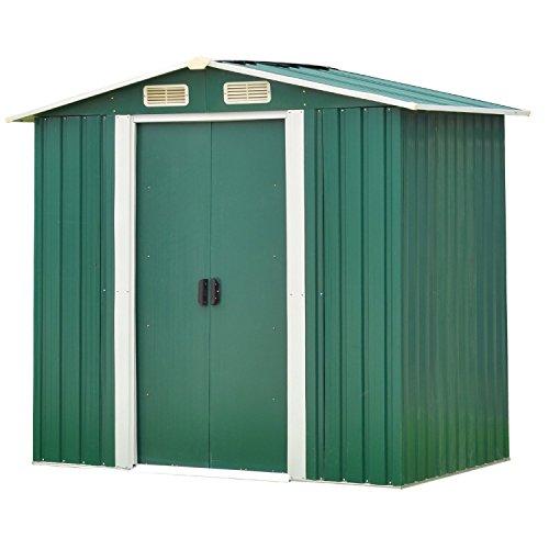 8 X6 Outdoor Storage Shed Garden Tool House with Sliding Door for Backyard Lawn,Patio,Yard(White) Online