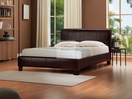 Lucia Modern Italian Designer Leather Bed Hot on Sale