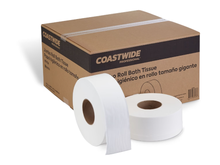 Coastwide Professional Jumbo Toilet Paper, 12 Roll Fashion