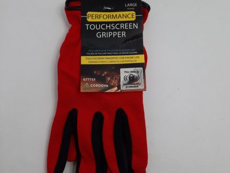 Cordova Performance Touchscreen Gripper Gloves, Large For Sale