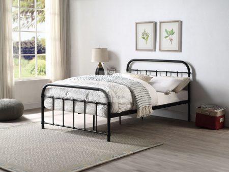 Regent Black Metal Hospital Style Bed Frame on Sale