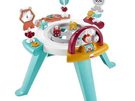 Fisher-Price 3-in-1 Spin & Sort Activity Center Watermelon Mint, Convertible Activity Toy for Baby, Infant and Toddlers on Sale