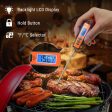 Brinonac TP01A Digital Meat Thermometer for Cooking Candle Liquid Deep Frying Oil Candy, Kitchen Food Instant Read Thermometer with Super Long Probe, Backlit, Lock Function Online Hot Sale