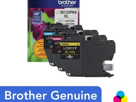 Brother LC30133PKS High-yield Printer Ink Cartridges 3-Pack, EXP 02 25 Online Hot Sale