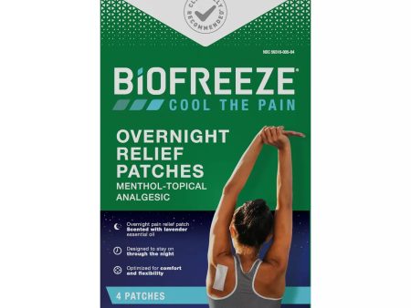 Biofreeze Overnight Joint and Muscle Pain Relief Patches, 4ct Cheap