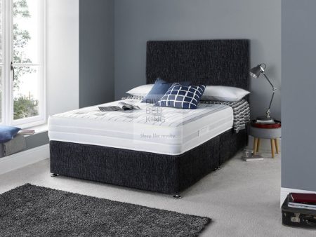 Walter Divan Bed Set with Optional High Density Open Spring Memory Foam Mattress For Cheap