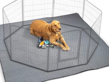 WJLING XXL Puppy Whelping Pad 72 x72  - Our Washable Super Absorption Pee Pad is Perfect for Your Exercise Playpen Or Whelping Box - The Durable Non Slip Floor Mat for Dogs Hot on Sale