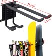 WALMANN Garage Storage Organization System Ski Wall Rack 10 Pairs of Skis Mount Hanger Home Shed and Garage Snowboard Wall Rack System Holds Up to 300lbs For Cheap