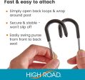 High Road Metal Car Hooks for Purses and Bags, Pack of 6 Online now