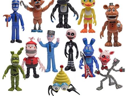 Toy Innovation Five Nights style Action Figures Freddy Toys Dolls (12 Piece), 4  Online Hot Sale