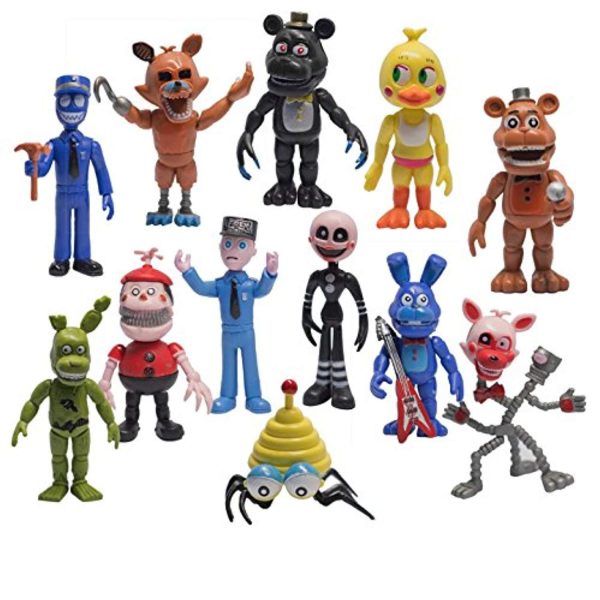 Toy Innovation Five Nights style Action Figures Freddy Toys Dolls (12 Piece), 4  Online Hot Sale