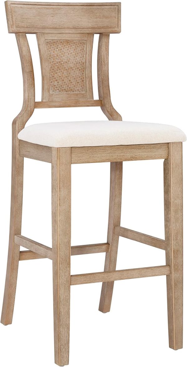 Jayme Bar Stool, Gray Wash on Sale