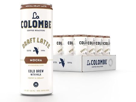 La Colombe Coffee, Mocha Draft Latte, 11 fl oz Cans (Pack of 12), Best By: 10 28 24 For Cheap