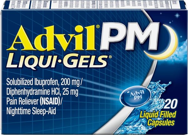 Advil PM Liqui-Gels, 20 Pack EXP 09 24 Online Sale