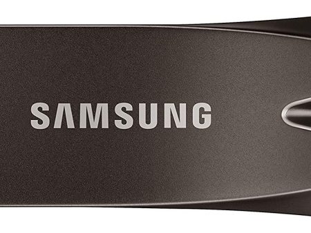 Samsung BAR Plus USB 3.1 Flash Drive 128GB - 300MB s (MUF-128BE4 AM) - Titan Gray Hot on Sale