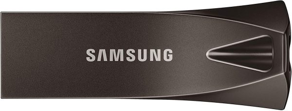 Samsung BAR Plus USB 3.1 Flash Drive 128GB - 300MB s (MUF-128BE4 AM) - Titan Gray Hot on Sale