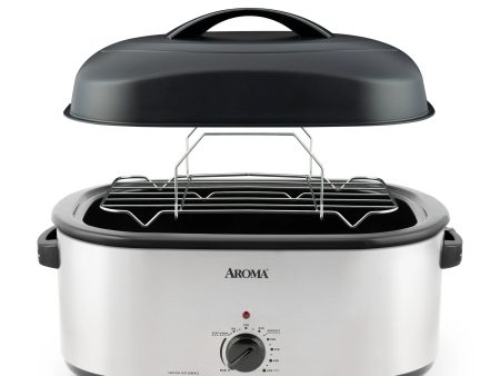 22Qt. Roaster Oven with High-Dome Lid For Discount