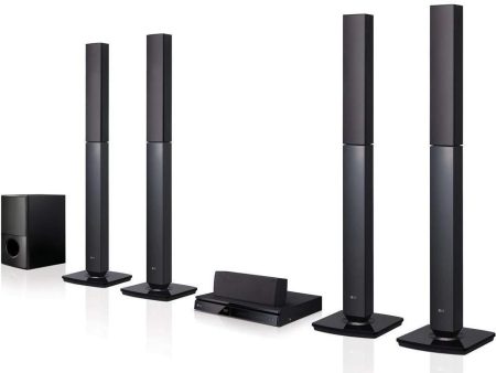 LG LHD657 Bluetooth Multi Region Free 5.1-Channel Home Theater Speaker System w  Free HDMI Cable, 110-240 Volt Online Hot Sale