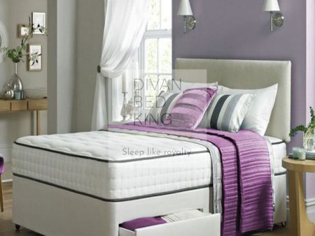 Henry Divan Bed Set with High Density Open Spring Memory Foam Mattress Hot on Sale