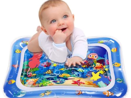 CCBOAY  Inflatable Tummy Time Mat Premium Baby Water Play Mat for Infants and Toddlers Baby Toys for 3 to 24 Months, Strengthen Your Baby s Muscles, Portable Sale