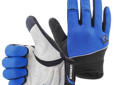 ZOOKKI Cycling Gloves Mountain Bike Gloves Road Racing Bicycle Gloves Light Silicone Gel Pad Riding Gloves Touch Recognition Full Finger Gloves Men Women Work Gloves Sale