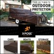 10  x 10  Super Heavy Duty 16 Mil Brown Poly Tarp Cover - Thick Waterproof, UV Resistant, Rot, Rip and Tear Proof Tarpaulin with Grommets and Reinforced Edges - by Xpose Safety Online now