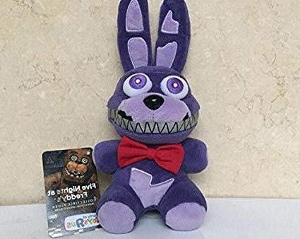 TOP Satisfied 7  Five Nights at Freddy s FNAF 15-18cm TV Movie Horror Game Plush Dolls Horror Game Plushie Toy Lovely Gift (Bonnie) For Cheap