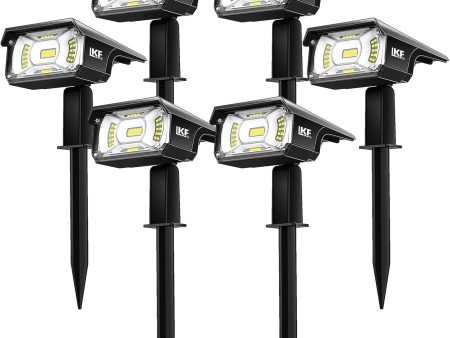 Andthere Solar Outdoor Lights 40 LEDs,[6 Packs 3 Modes 2-in-1] Solar Landscape Lights, Solar Spotlights Outdoor Waterproof Auto On Off, USB & Solar Powered Solar Lights for Pathway Garden Porch Yard Pool Online Sale