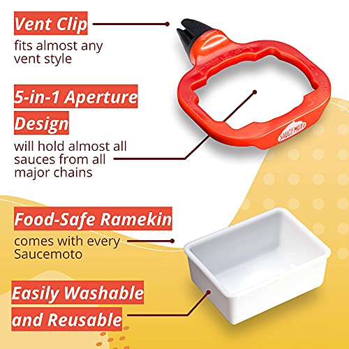 Saucemoto Dip Clip | In-Car Sauce Holder for Travelers For Sale