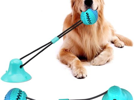 DUDU Dog Toys for Aggressive Chewers, Puppy Toys for Molar Training, Dogs Teething Rope Toys with Suction Cup, with Food Dispensing Teeth Cleaning Interactive Features Online Sale