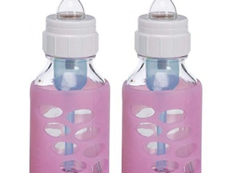 Protective Bottle Sleeve 4 oz, Pink Pink,2 pack by Dr. Brown s Fashion