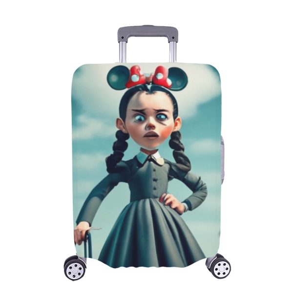 Wednesday Minnie Ears Luggage Cover | Suitcase Covers Discount