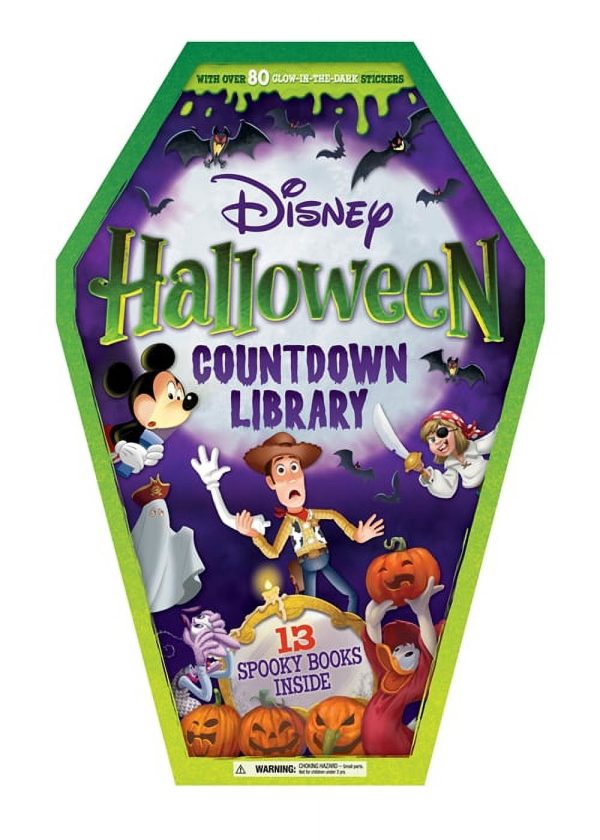 Disney: Halloween Story Library : with 13 Spooky Stories and 80 Glow-in-the-Dark Stickers For Discount