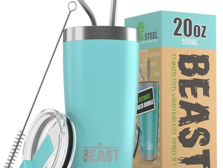 YETI 20 oz Blossom Tumbler - Stainless Steel Insulated Coffee Cup with Lid, 2 Straws, Brush & Gift Box Cheap