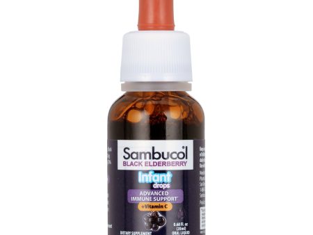 Sambucol Black Elderberry Immune Support Infant Drops with Vitamin C - .68 oz For Sale