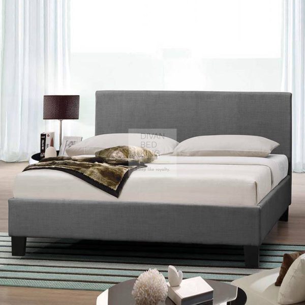 Emma Modern Italian Grey Fabric Bed Frame Online