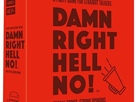 Hygge Games Damn Right, Hell no! - A Party Game for Straight talkers Red Online Sale