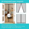 MILLETER Magnetic Screen Door, Full Frame Door Curtain with Heavy-Duty Mesh, Self Sealing Hands Free Easy Velcro Tape Installation, Pet and Kid Friendly, Fits Door Size 38   x 82   Online now