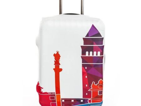 Colorful Polygon Landmark | Standard Design | Luggage Suitcase Protective Cover Fashion