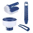 Mainstays Blue & White 4-Piece Swimming Pool Maintenance Kit Discount