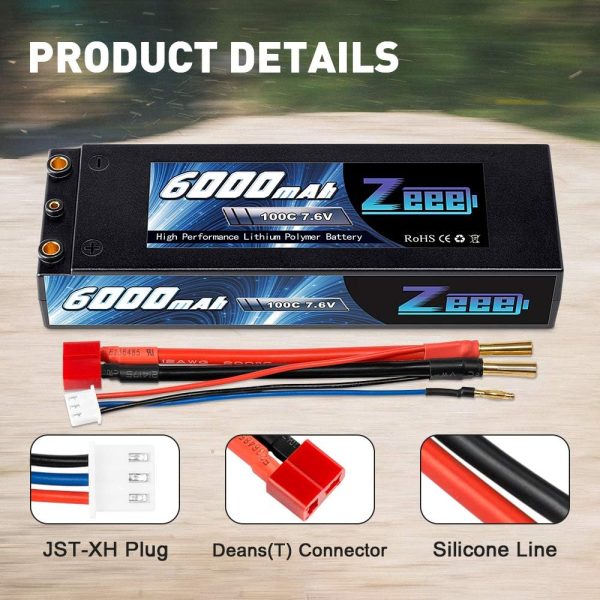 7.6V  High-Voltage Hardcase RC Lipo Battery Supply