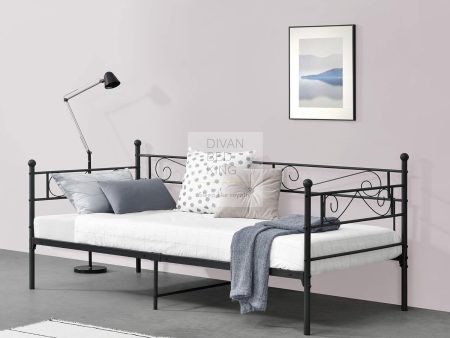 Alexis Daybed Black Metal Day Bed For Sale