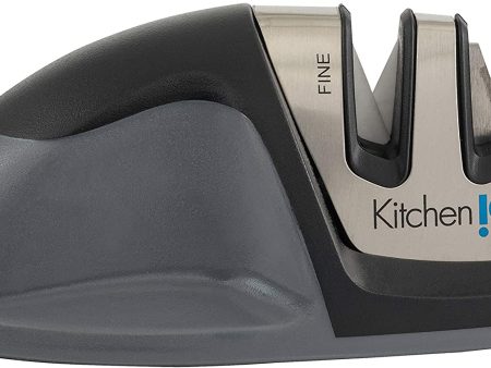 Victorinox 50009 Edge Grip 2-Stage Knife Sharpener, Black on Sale