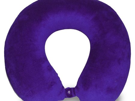 World s Best Memory Foam Neck Pillow, Purple Sale