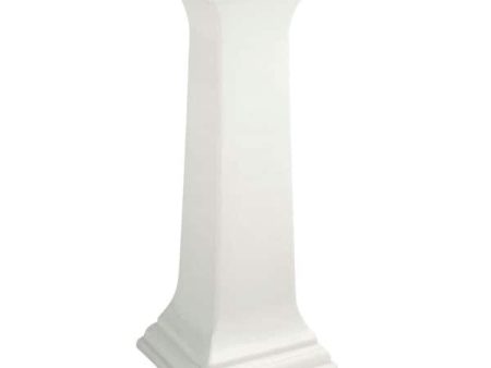 KOHLER Memoirs Lavatory Ceramic Pedestal in White For Sale