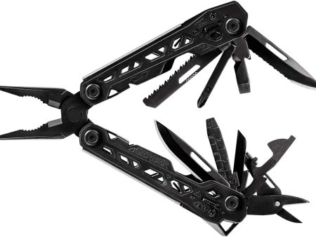 Gerber Gear Truss 17-in-1 Needle Nose Pliers Multi-tool with MOLLE Sheath - Multi-Plier, Pocket Knife, Serrated Blade, Screwdriver, Bottle Opener - EDC Gear and Equipment - Black Cheap