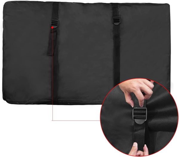 Fun Gift Outside Chair Storage Bag, Uranshin 600D Chair Carry Bag for Zero Gravity Chair Cover, Heavy Duty Folding Lounge Chair Carrying Case, Extra Large Moving Bags with Zippers (43  L x 11  W x 29  H) Online now